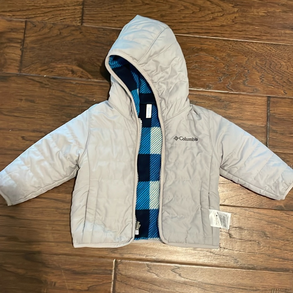 Columbia reversible coat.  Boy or girl 6-12 months